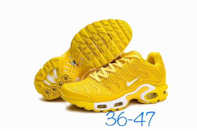 yellow nike tn
